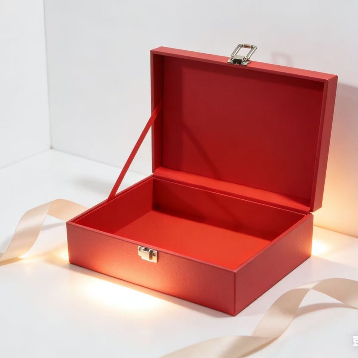 Archive Box Set - 本、アーカイブ、陶磁器製品、茶器セット用の空の革製ギフトボックス収納ケース 28.5X19X9.5CM