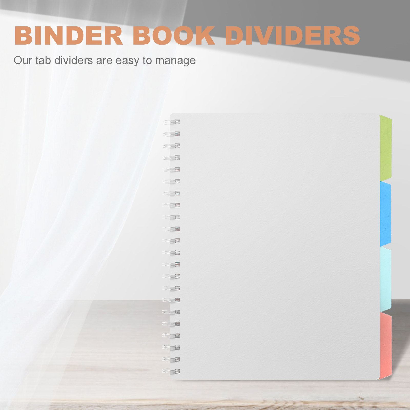 A4サイズのノート、学校、オフィス、日記、ファイルなどに使え - Tab Divider A4 のレビューと価格