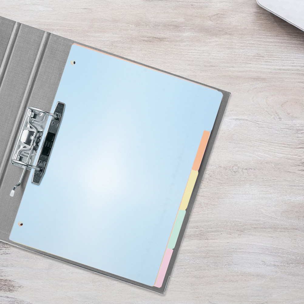 1セット バインダーディバイダー プラスチック製 カラフル  - Tab Divider A4 のレビューと価格
